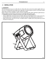 Preview for 8 page of ProLights PIXIEZOOM User Manual