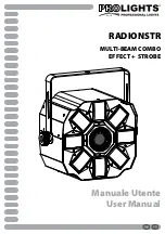 ProLights RADIONSTAR User Manual предпросмотр