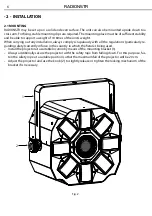 Предварительный просмотр 22 страницы ProLights RADIONSTAR User Manual