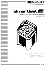 Preview for 1 page of ProLights SmartBat Plus User Manual