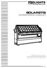 ProLights SOLAR27Q User Manual предпросмотр