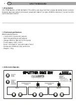 Предварительный просмотр 12 страницы ProLights SPLITTERDMX2W User Manual