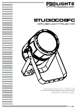 Предварительный просмотр 1 страницы ProLights STUDIOCOBFC User Manual