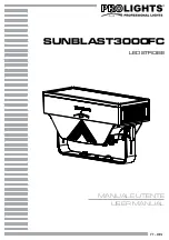 Предварительный просмотр 1 страницы ProLights SUNBLAST3000FC User Manual