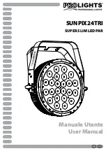 Предварительный просмотр 1 страницы ProLights SUNPIX24TRI User Manual