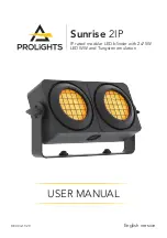 Предварительный просмотр 1 страницы ProLights Sunrise 2IP User Manual