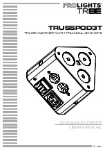 Предварительный просмотр 1 страницы ProLights TRIBE TRUSSPOD3T User Manual