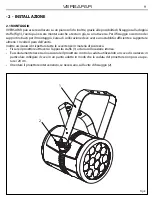 Предварительный просмотр 9 страницы ProLights VERSAPAR PARLED ZOOM User Manual