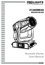 ProLights Z1200WASH User Manual предпросмотр