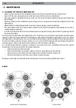 Предварительный просмотр 62 страницы ProLights Zenith 700SPOT User Manual