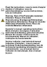 Preview for 2 page of Proline ADH10L Operating Instructions Manual