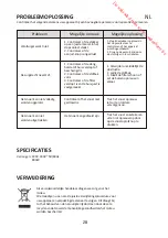 Preview for 30 page of Proline BL800 CORE Operating Instructions Manual