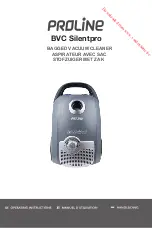 Proline BVC Silentpro Operating Instructions Manual preview