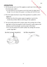 Preview for 8 page of Proline BVC3APARQUET Operating Instructions Manual