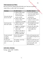 Preview for 13 page of Proline BVC3APARQUET Operating Instructions Manual