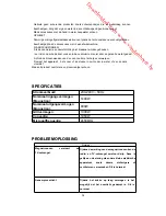 Preview for 48 page of Proline CBM25 Operating Instructions Manual