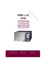 Proline CMB23 Operating Instructions Manual preview