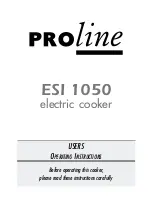 Preview for 1 page of Proline ESI 1050 User Operating Instructions Manual