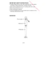 Preview for 5 page of Proline HB200P Operating Instructions Manual