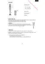 Preview for 5 page of Proline HB300S Operating Instructions Manual