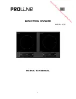 Preview for 2 page of Proline IC35 Operating Instructions Manual