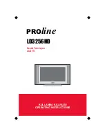 Предварительный просмотр 1 страницы Proline LD3256HD Operating Instructions Manual