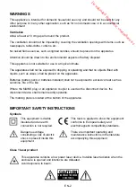 Preview for 4 page of Proline NC132 Instruction Manuals