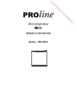 Предварительный просмотр 15 страницы Proline PBF55W-E Instruction Manual