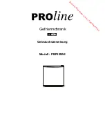 Предварительный просмотр 85 страницы Proline PBF55W-E Instruction Manual