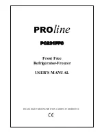 Предварительный просмотр 1 страницы Proline PC231FFS User Manual