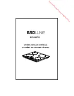 Preview for 91 page of Proline PCH460T-E Operating And Installation Instructions