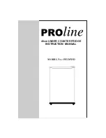 Proline PF120WD Instruction Manual предпросмотр