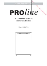 Предварительный просмотр 32 страницы Proline PF85GWA Instruction Manual