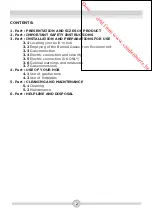 Preview for 3 page of Proline PGH461SS-B Operating And Installation Instructions