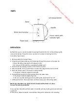 Предварительный просмотр 5 страницы Proline PKC17B Operating Instructions Manual