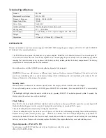 Preview for 5 page of Proline PL 200F EU User Manual