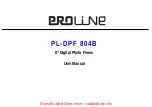 Preview for 1 page of Proline PL-DPF 804B User Manual