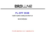 Preview for 26 page of Proline PL-DPF 804B User Manual