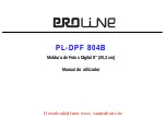 Preview for 101 page of Proline PL-DPF 804B User Manual