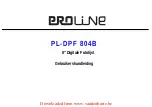 Preview for 126 page of Proline PL-DPF 804B User Manual