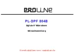 Preview for 151 page of Proline PL-DPF 804B User Manual