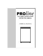 Proline PL167GWA Instruction Manual preview