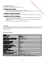 Preview for 31 page of Proline PLC 282 SL Operating Instructions Manual