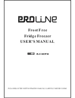 Preview for 1 page of Proline PLC185FFW User Manual