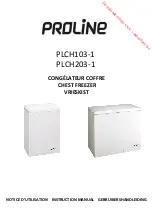 Предварительный просмотр 1 страницы Proline PLCH103-1 Instruction Manual