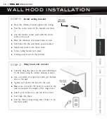 Preview for 14 page of Proline PLFW109 User Manual