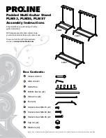 Proline PLMS3 Assembly Instructions предпросмотр