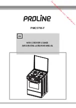 Proline PMC57W-F Usage And Installation Manual preview