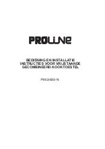 Preview for 1 page of Proline PMC66SS-N Operating And Installation Instructions