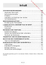 Preview for 58 page of Proline PRI192-F-1-LED Instruction Booklet